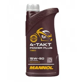 Mannol motorcycle engine oil 4-takt power plus 15w-50 1l