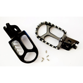 JR Vairuotojo pakojai juodi Kawasaki KX 250-450cc 06-14