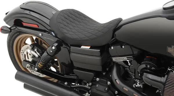 DRAG SPECIALTIES SEATS Low Solo Seat Harley Davidson FLD / FLSTFB / FLSTFBS / FLSTN / FLSTS / FLSTSC 1450-1690cc 00-17