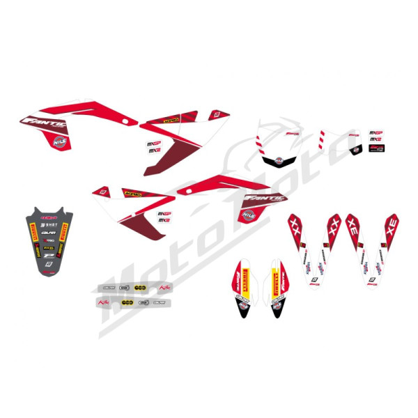 BLACKBIRD RACING FACTORY GRAFIK STICKER KIT Fantic XE / XX 125-250cc 21-24
