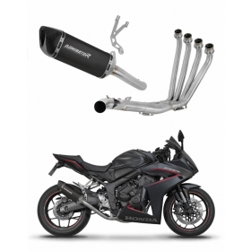 Honda CBR 650 R / E-Clutch 2024-2025 Full Exhaust System HP6 BLACK + dB killer