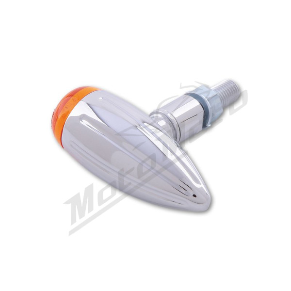 HIGHSIDER Smart Micro-Bullet Universal Turn Signals Chrome 2pcs