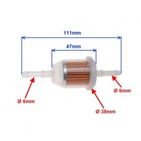 FUEL FILTER, PAPER FILTER ELEMENT, WM MOTOR (100 PCS PACK)