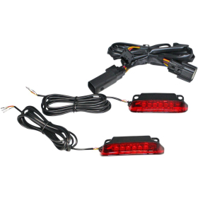 CUSTOM DYNAMICS Luggage Rack LED Light Bar Harley Davidson FLHX / FLTRX 1584-1690cc 10-13