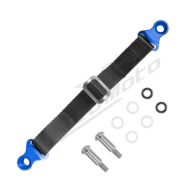 BIKETEC Atkėlimo diržas mėlynas 350x25x2.5mm