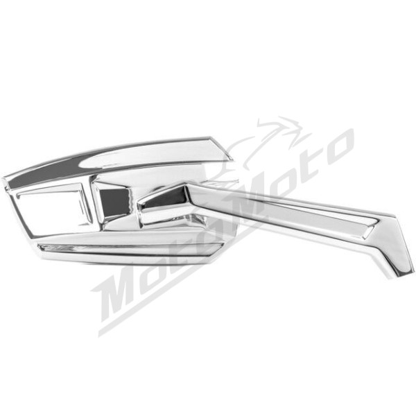 KURYAKYN Enygma chromuoti veidrodėliai Harley Davidson FLDE / XL / FLHX / FXSTB / FLSTSE 883/1868 08-26
