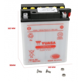 Battery YB14LB2 YUASA 12V 14Ah