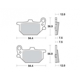 BRAKE PADS FERODO FDB184P / MCB503 STANDARD PLATINUM