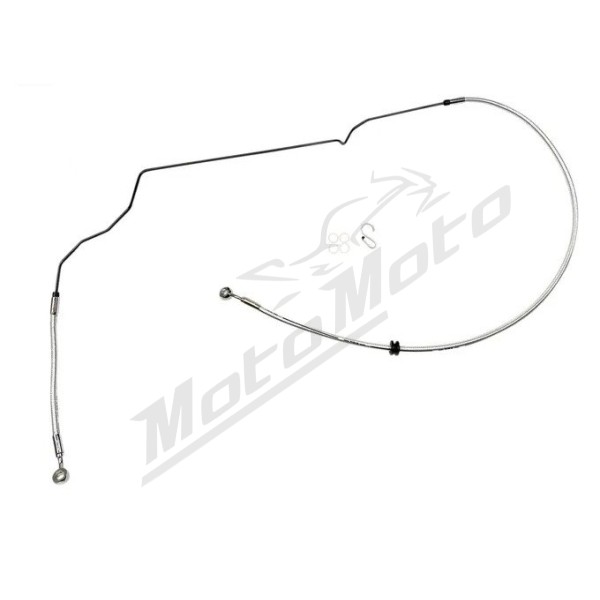 MAGNUM SHIELDING Lower Brake Line Chrome Indian Scout 999/1133 18-22 88cm