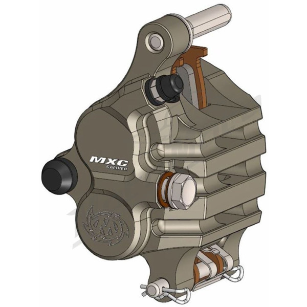 MOTO-MASTER MXC Front Brake Caliper Gas Gas / Husaberg / Husqvarna / KTM / Sherco / TM Racing 125-570 08-26