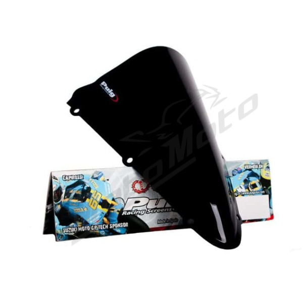 PUIG Racing Priekinis stiklas juodas Yamaha YZF-R125 08-18