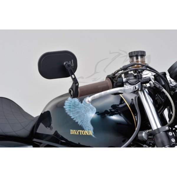 Universalus veidrodėlis vairo galuose DAYTONA D-MIRROR-16 VF2 1vnt