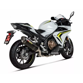 Akrapovic Slip-On Line Muffler (Carbon) HONDA CB400X / CB500F / CB500X / CBR400R / CBR500R