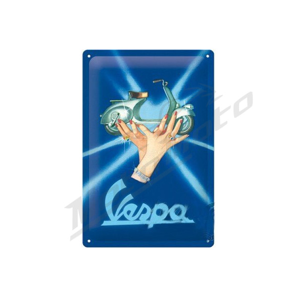 Maxtuned TIN SIGN VESPA 20x30cm
