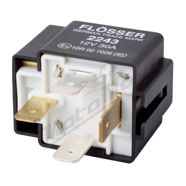 Flosser Universal relay 12V 30A with fuse
