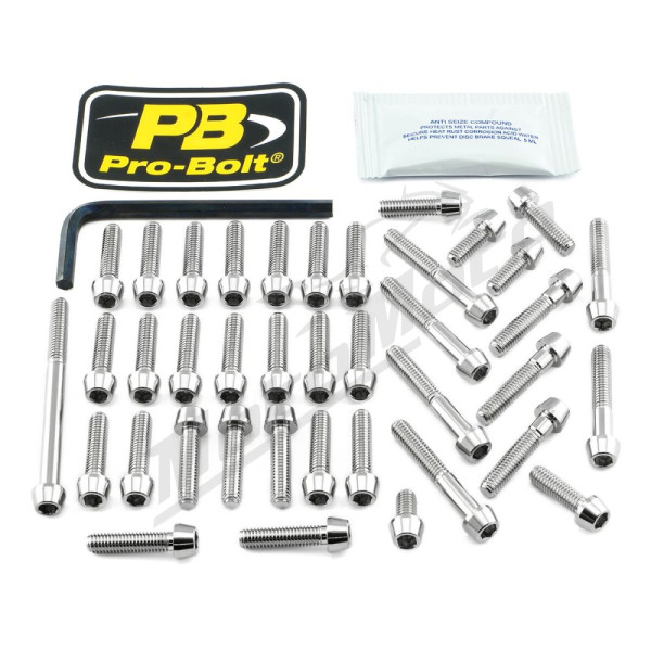 PRO BOLT Stainless Steel Engine Bolt Kit For Kawasaki Ninja 650cc 17-25