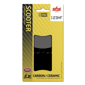SBS 123HF Street Ceramic Organic Brake Pads Aprilia / Benelli / Beta / Generic / Honda / MBK / Yamaha 50-400cc 92-19