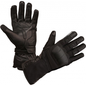 Modeka Black Ridge Motorcycle Leather Gloves