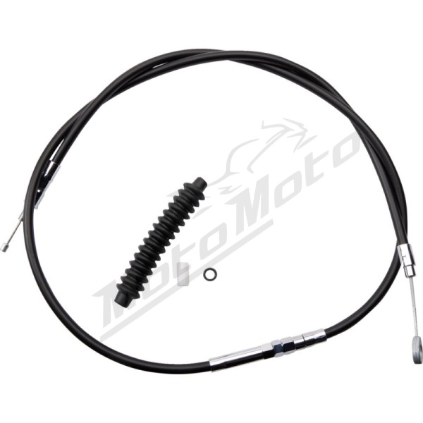 DRAG SPECIALTIES High-Efficiency Black Vinyl Clutch Cable Harley Davidson FLHR / FLHRCI / FLHRI / FLHRS / FLHRSI 883-1450cc 87-22