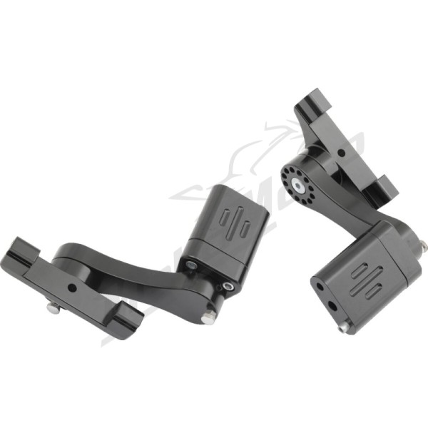 RIVCO PRODUCTS Adjustable Passenger Floorboard Mounts Harley Davidson FLHR / FLHRC / FLHRS / FLHT / FLHTCU / FLHTK / FLHTKL / FLHX / FLTRI / FLTRX 1340-1923 93-24