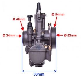 Karbiuratorius 34mm 150-350cc (Mech. pariebintojas)