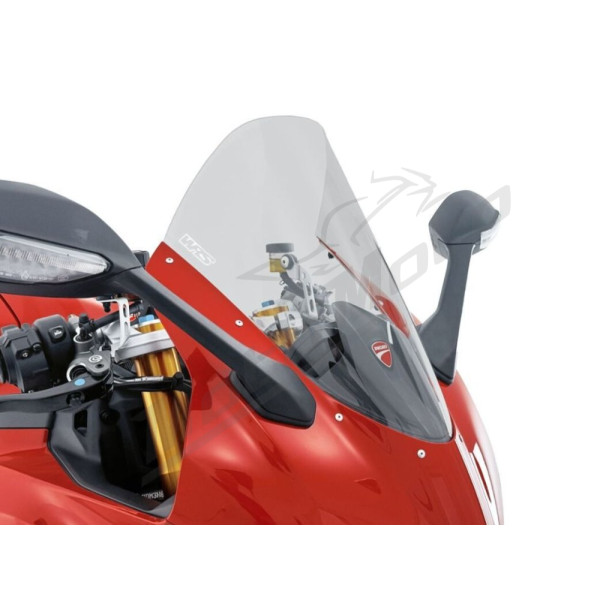WRS Race priekinis stiklas Lengvai Tamsintas Ducati Panigale V2 890cc 25->