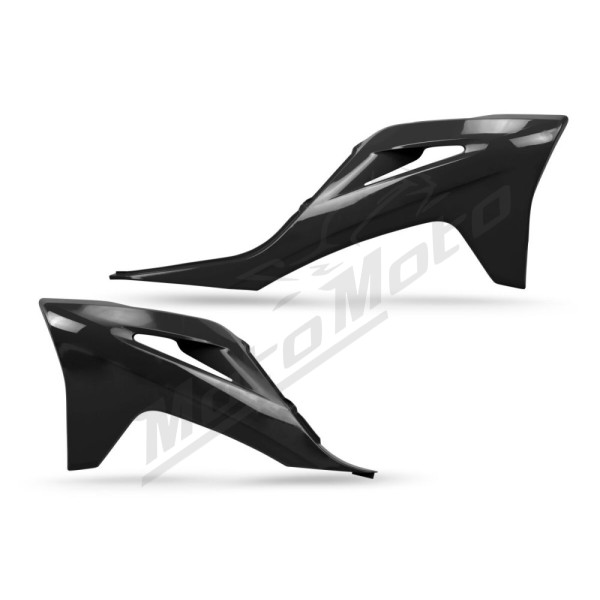 UFO Black Radiator Covers for Gas Gas EC / ECF / EX / EXF / MC / MCF 125-450cc 21-23