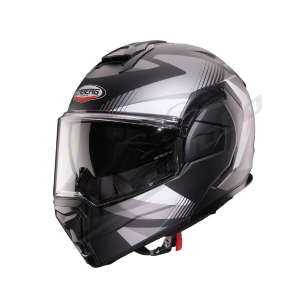 Caberg Trip Flip-Up Helmet Lunar Black/White