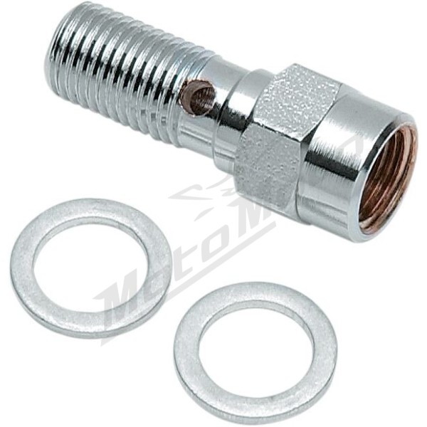 DRAG SPECIALTIES Banjo Bolt with Break Light Switch Mount M10 x 1.0