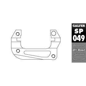 GALFER Front Brake Caliper Relocation Bracket SUZUKI / YAMAHA 85cc 03-26