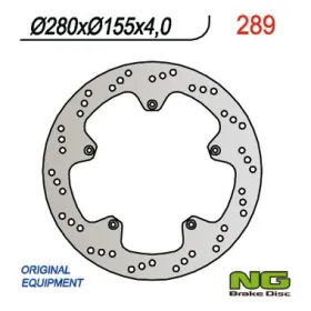 NG BRAKES Priekinis fiksuotas stabdžių diskas 280mm Aprilia / MBK / Yamaha 50cc 99-14