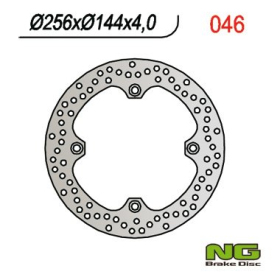 NG BRAKES Front Fixed Brake Disc 255mm Honda CB / NX / XL / XR 450-650cc 86-12