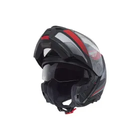 Atverčiamas Šalmas Schuberth CONCEPT Tracer Pilka/Raudona