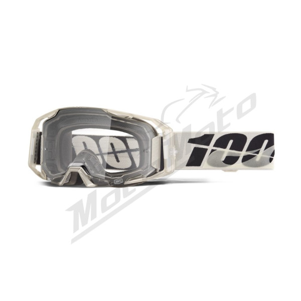 100% goggles model armatic pitch - clear lens - color gray / black