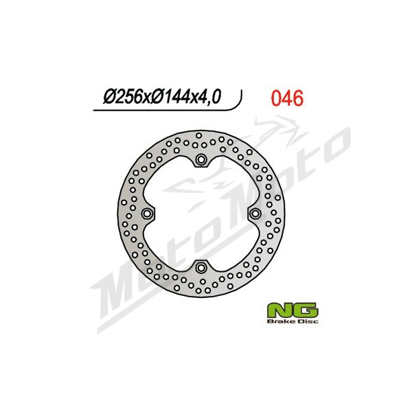 NG BRAKES Priekinis fiksuotas stabdžių diskas 255mm Honda CB / NX / XL / XR 450-650cc 86-12