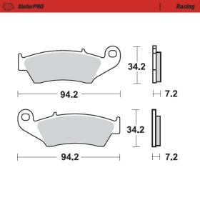Moto-Master Brakepads Aprilia / Beta / GasGas / Honda / Kawasaki / Suzuki / Yamaha 125-650cc 93-24
