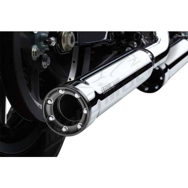 COBRA RPT 3" Slip-On Mufflers Harley Davidson  XL 883-1200cc 14-22