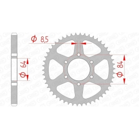 AFAM Steel Standard Rear Sprocket 428 44-53 teeth