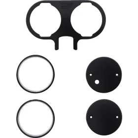 SLYFOX Dvigubas spidometro korpuso ir tvirtinimo kompl. juodas Harley Davidson FLD / FLHXS / FLSB / FXDI / XL / XLH / XR 883-1923 99-22