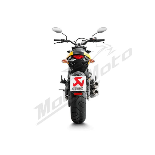AKRAPOVIC Slip-On Line Muffler Titanium Ducati Monster / Scrambler 797-803 15-20