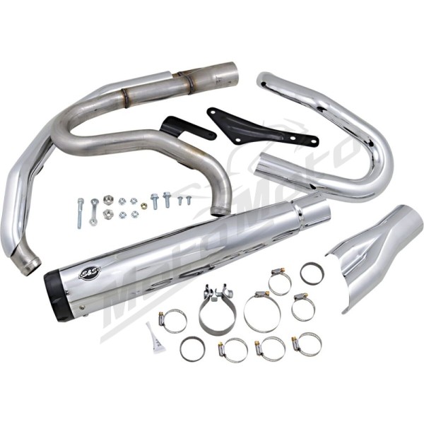 S&S CYCLE SuperStreet 2:1 Exhaust System Harley Davidson FLFB / FLFBS / FXBR / FXBRS 1750-1923cc 18-23