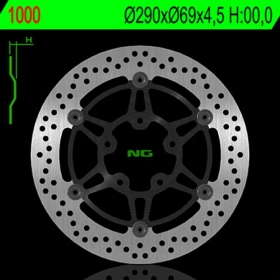 NG BRAKES 1000 plaukiojantis stabdžių diskas SUZUKI GSF / SV / VL / VLR 600-1800 03-18