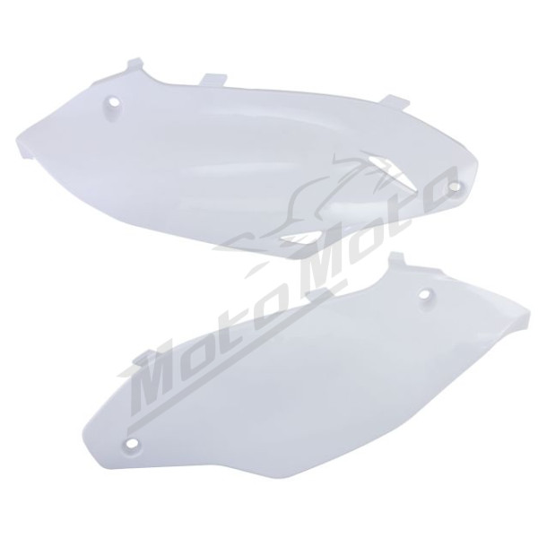 Side covers white CEMOTO KAWASAKI KX 250-450cc 2012-2016