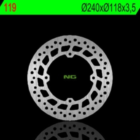 NG BRAKES 119 priekinis fiksuotas stabdžių diskas HONDA CRM / NX / XL / XLR / XR 50-250 88-03