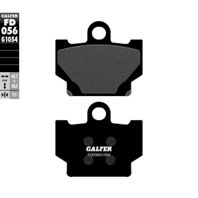GALFER Semi-Metallic Brake Pads Yamaha SR / XJ / XS / XV 250-750cc 82-07