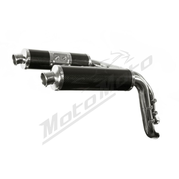 SPARK ROUND Slip-On Muffler DUCATI MONSTER 800-1000cc 2004-2006