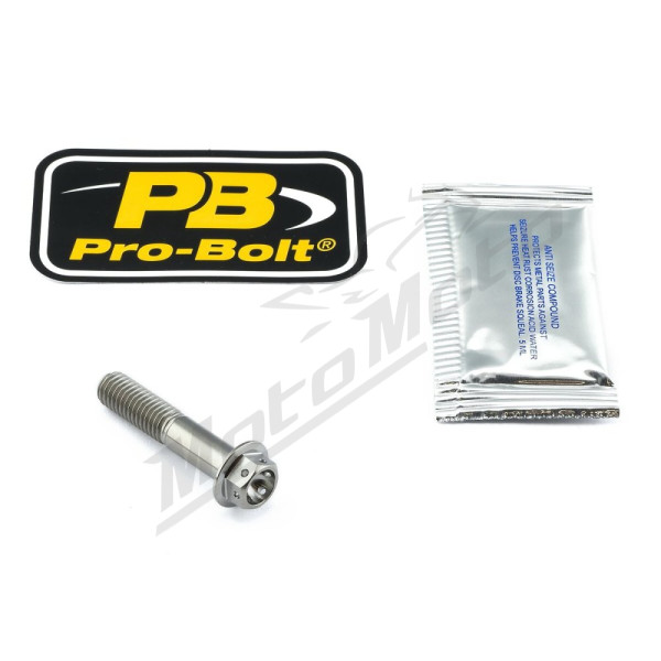 PRO BOLT Axle Pinch Bolt Kit Titan, Front Kawasaki / Suzuki 650-900cc 04-24