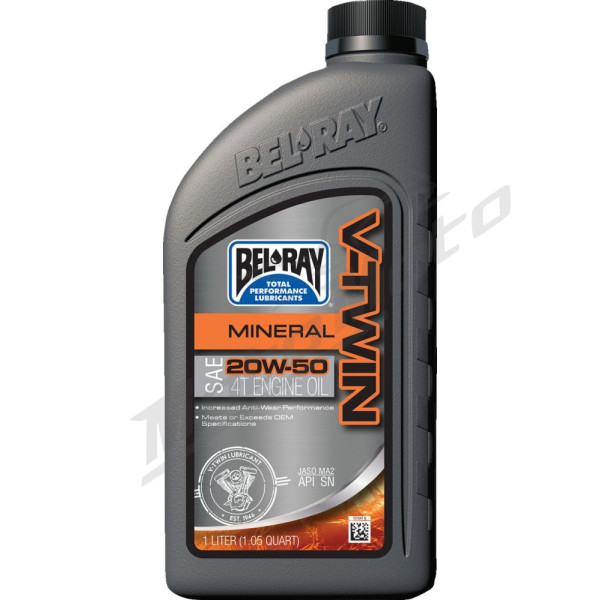 BEL-RAY V-Twin Mineral 4-Stroke Engine Oil 1l