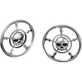 KURYAKYN Zombie Front Speaker Accents Harley Davidson FLHR / FLHT / FLHTCI / FLHTI / FLHTK / FLHX 1340/1800 96-13