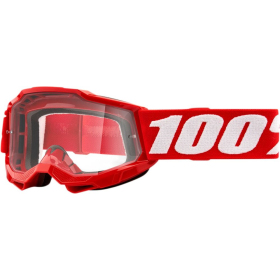 100% Youth Accuri 2 Goggle (Clear Lens) Red